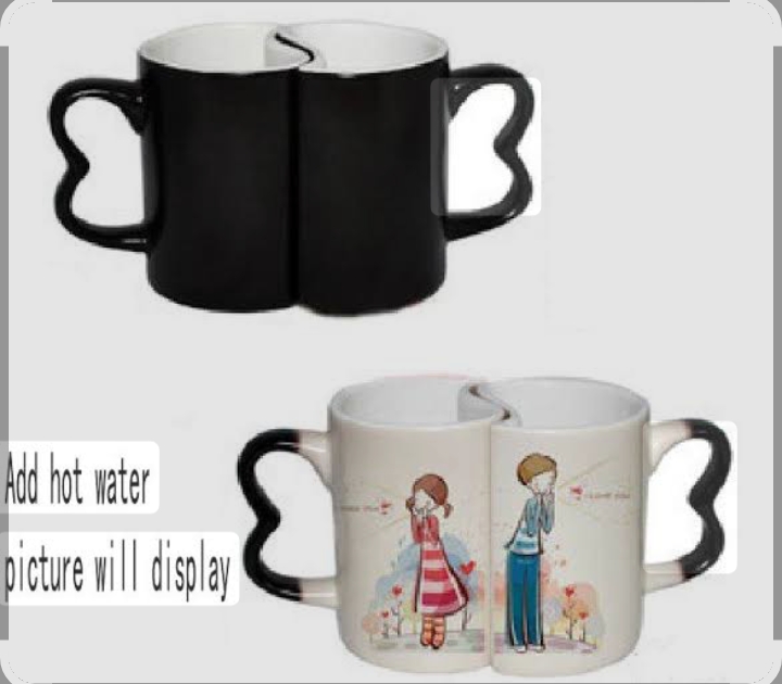 مج شاى سحرى  شكل قلب